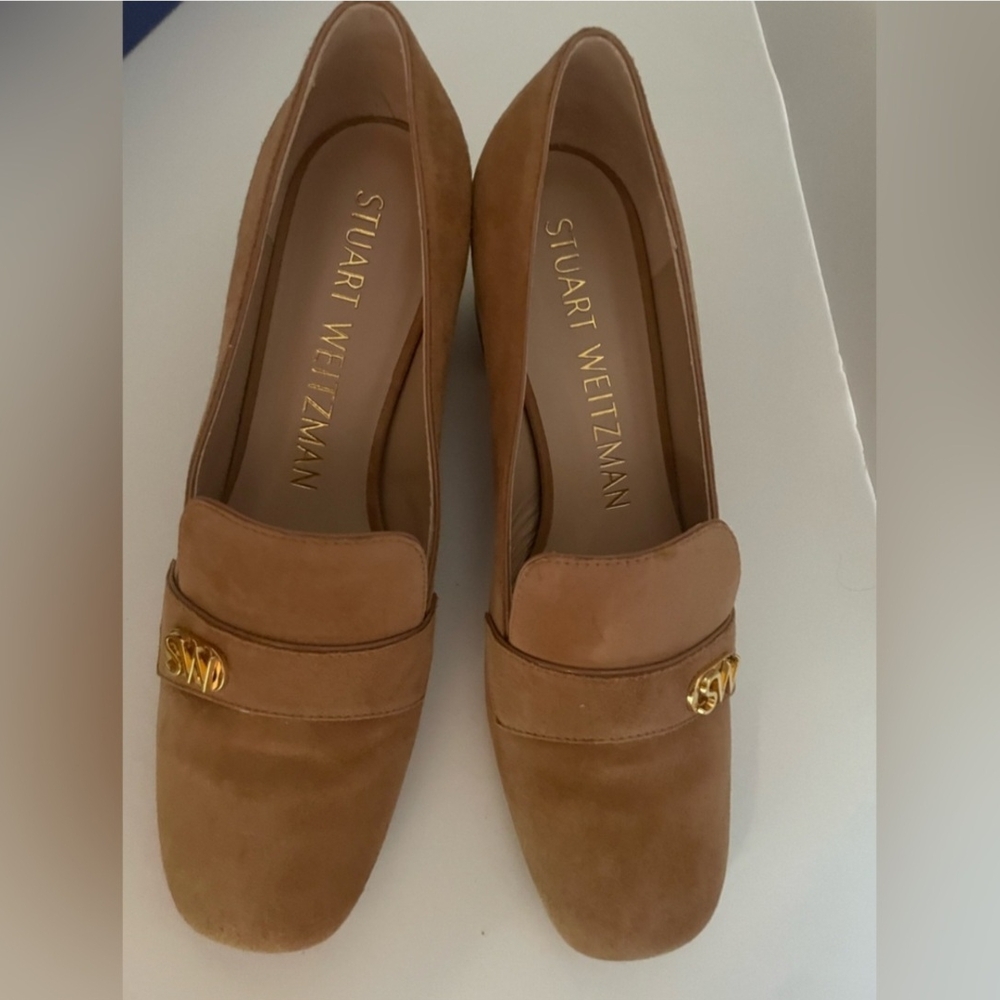 Stuart Weitzman Tan Pumps Loafers for Women